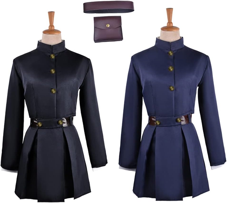 Amazon.co.jp: 釘崎野薔薇 黒 紺色 コスプレ衣装 呪術廻戦 釘崎 野薔薇