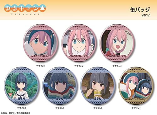 Amazon | ゆるキャン△ 缶バッジ Ver.2 各務原なでしこ A KBAN-Y003