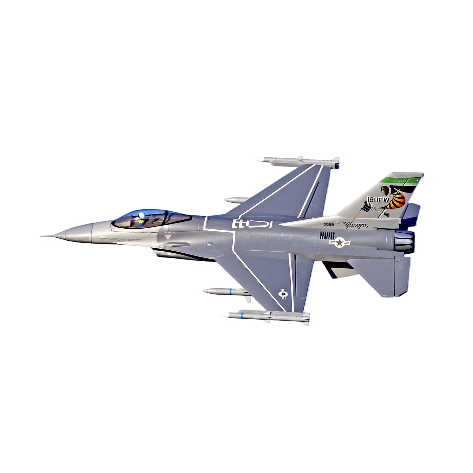 Amazon | FMS F-16C ファイティングファルコン 70mm EDF PNP 反射付き