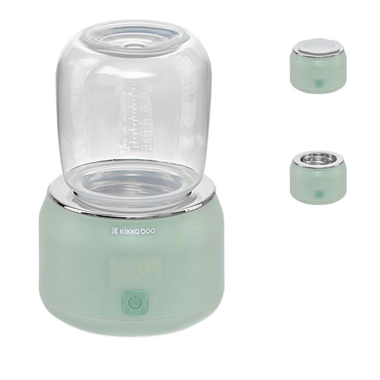 Kikkaboo scaldabiberon Brent 4 adattatori per biberon, 4 modalità