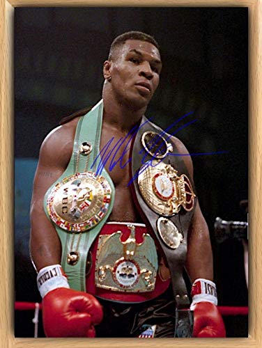 leaf マイク・タイソン サインカード leaf マイク・タイソン サイン