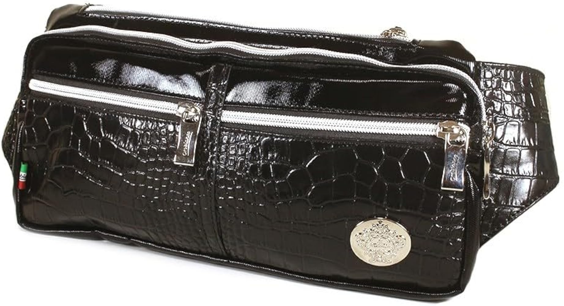 Amazon | OROBIANCO(オロビアンコ) ボディバッグ 横型 本革 エナメル