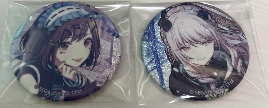 プロセカ 東雲絵名 グリッター缶バッジ 42B プロセカ グリッター缶