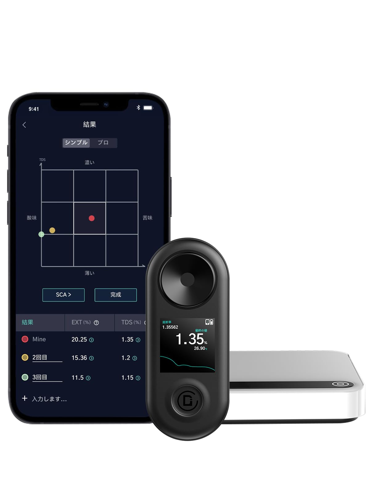 Amazon.co.jp: DiFluid R2+Microbalance コーヒー TDS 濃度計 ドリップ