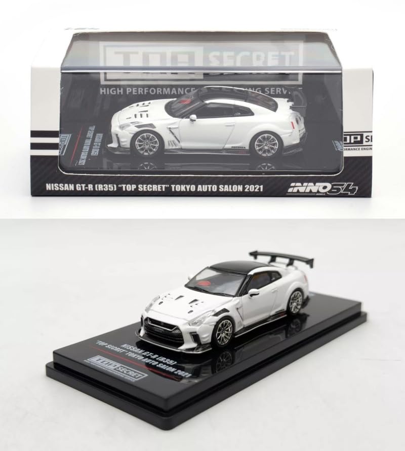 Amazon.com: INNO64 GT-R R35 Top Secret 2021 Tokyo Auto Salon 1/64