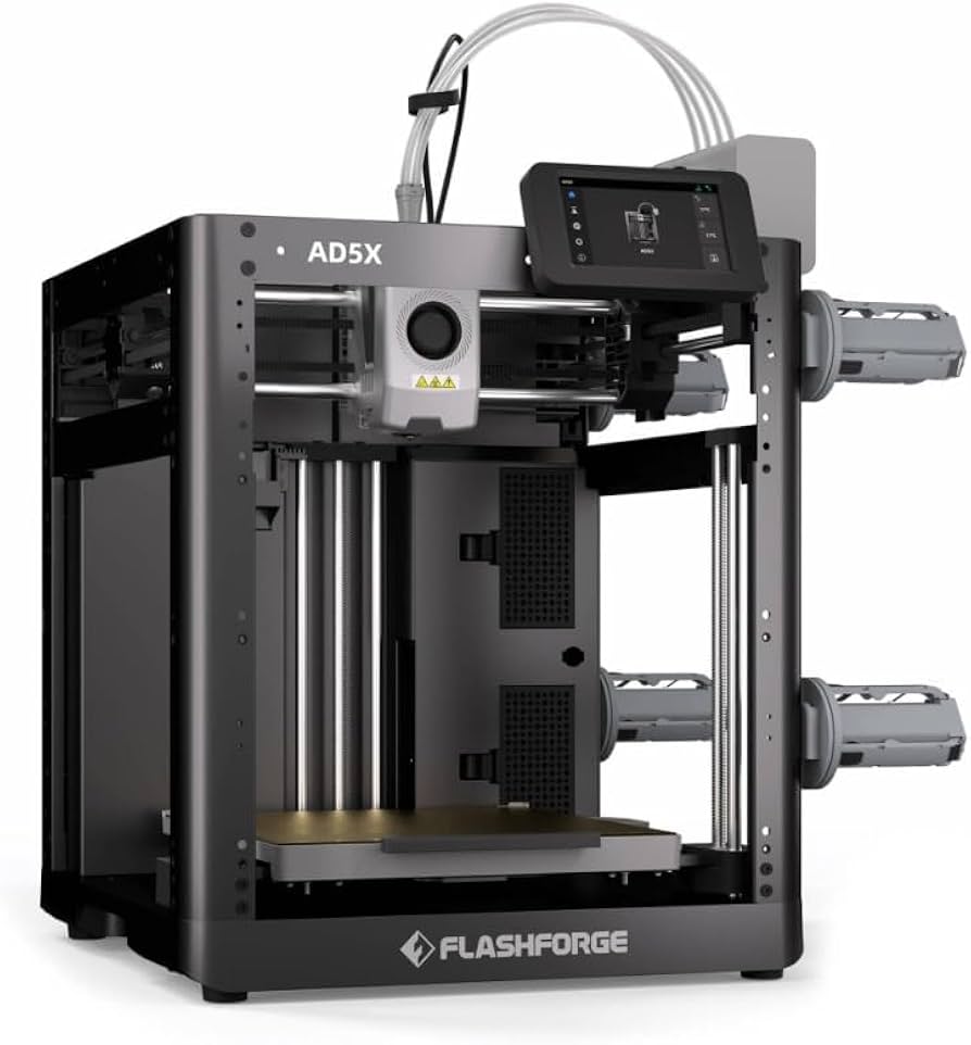 Amazon | FLASHFORGE AD5X 3Dプリンター, 最大4色印刷、最高速度600mm