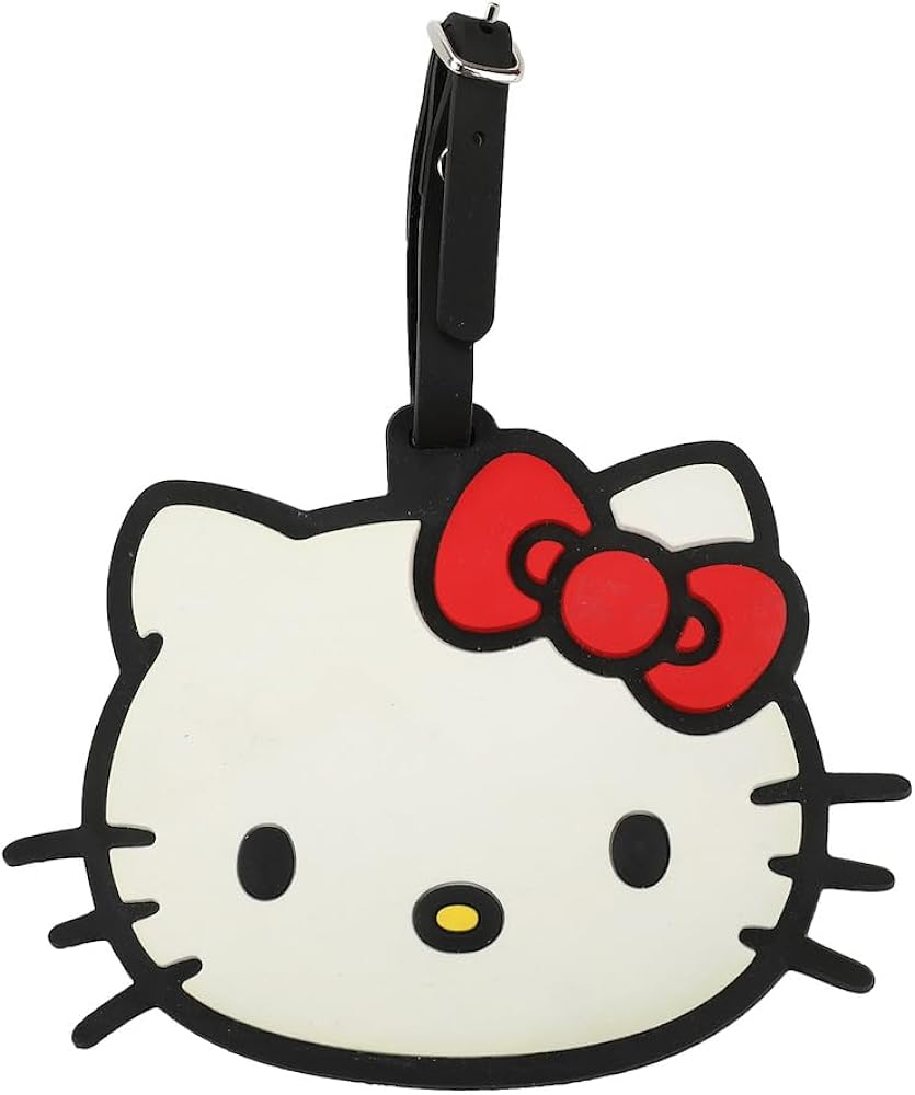 Amazon | Bioworld ハローキティ レッド&ピンク リボン ラゲッジタグ