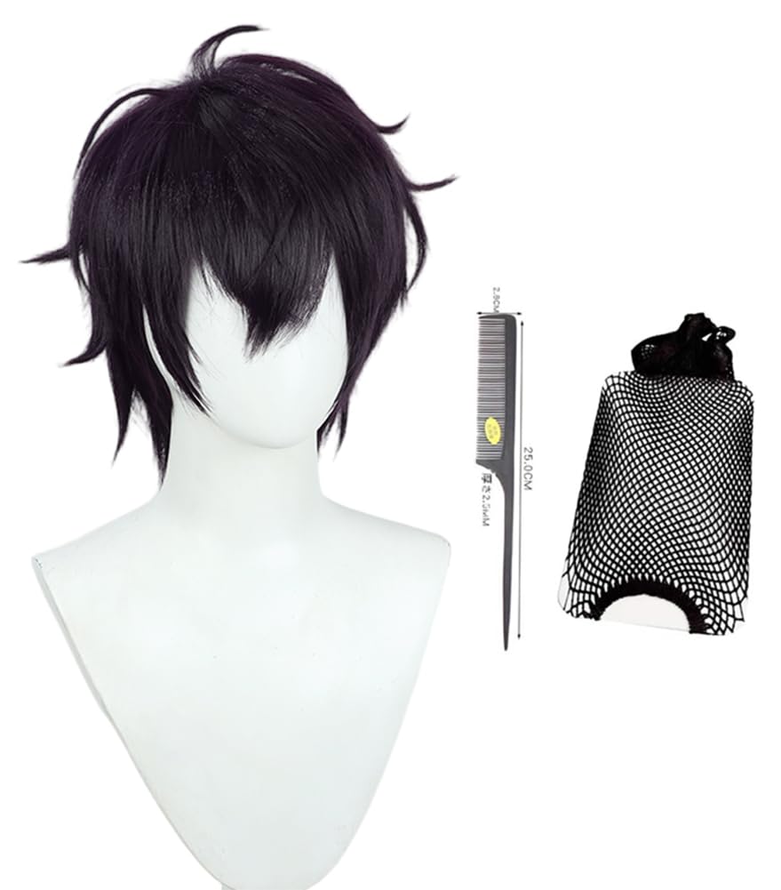 Amazon.co.jp: コスプレウィッグ 佐伯イッテツ 変装用ウィッグ