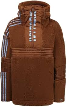adidas X IVY PARK UNISEX 1/2 ZIP SHERPA TEDDY OVERSIZED FLEECE