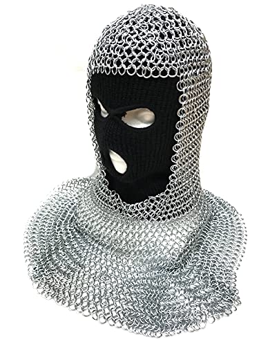 Amazon.co.jp: チェインメイル（頭部）コイフ◇鎖帷子 鎖かたびら 兜