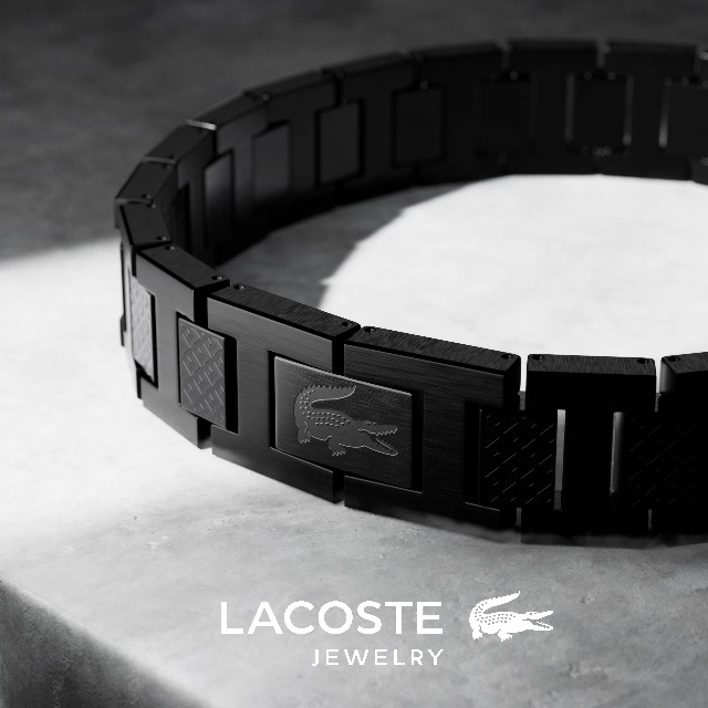 Amazon.com: Lacoste Metropole Link Bracelet for Men - Stainless