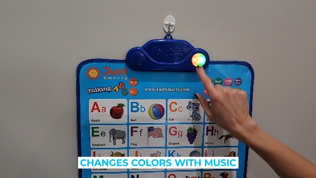 Amazon.com: Just Smarty Interactive Alphabet Wall Chart | Talking