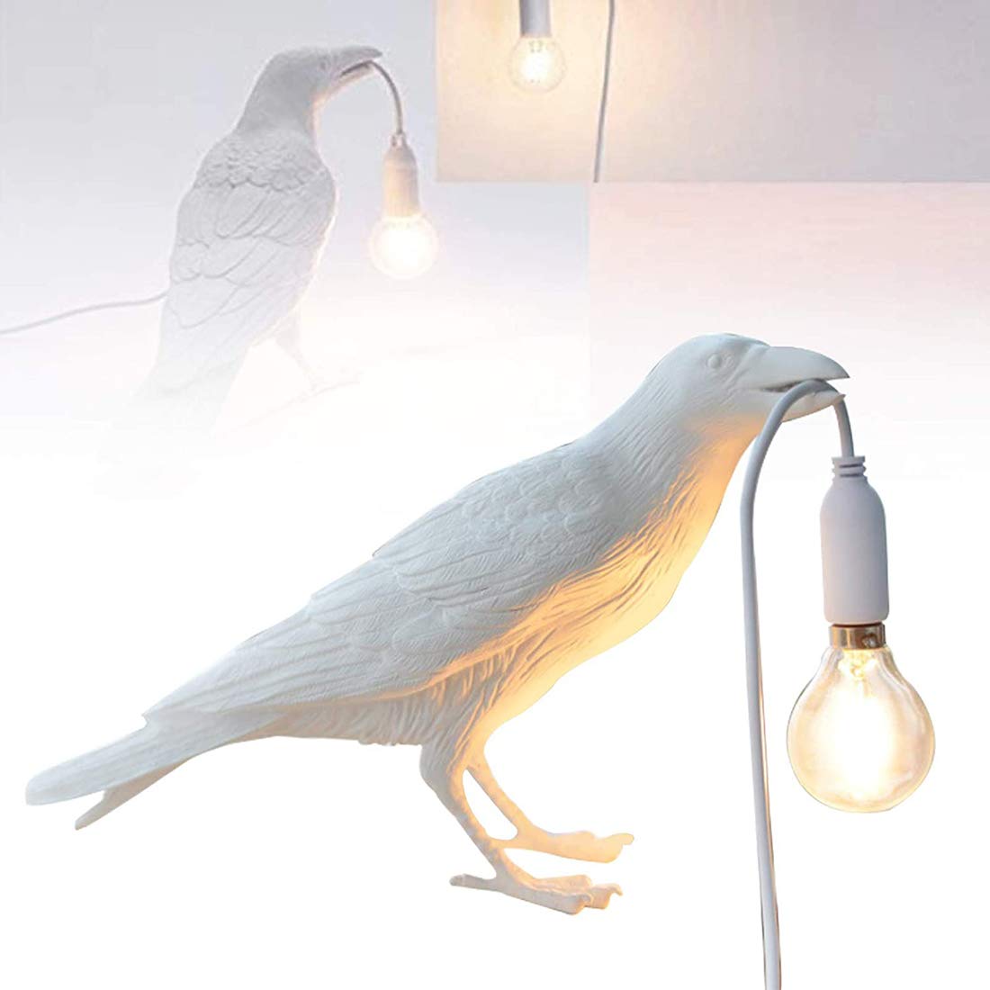Amazon.co.jp : カラステーブルランプ、バードウォールランプライトLED