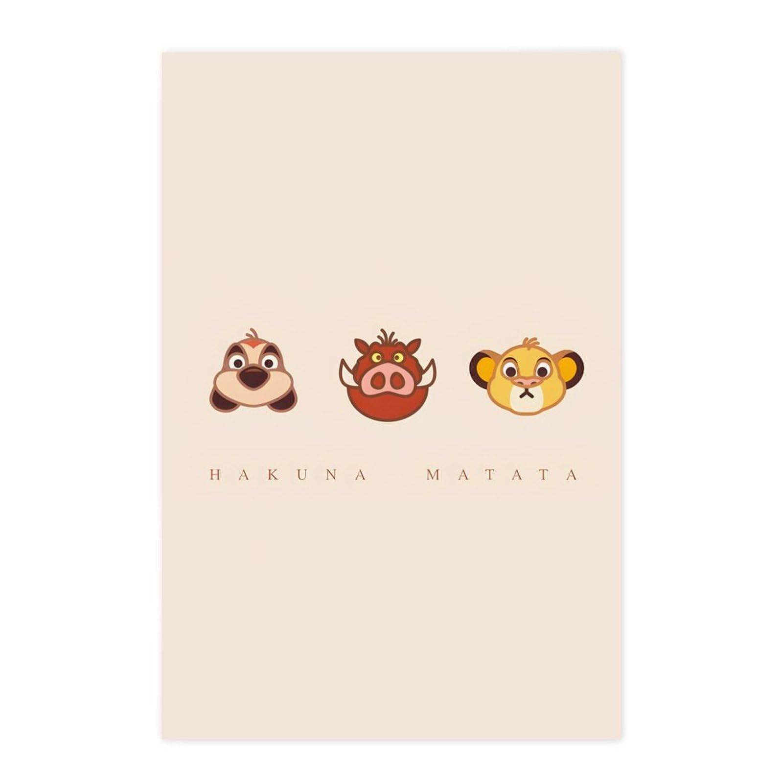Amazon.co.jp: ライオンキング ハクナマタタ ポスター 絵画 インテリア