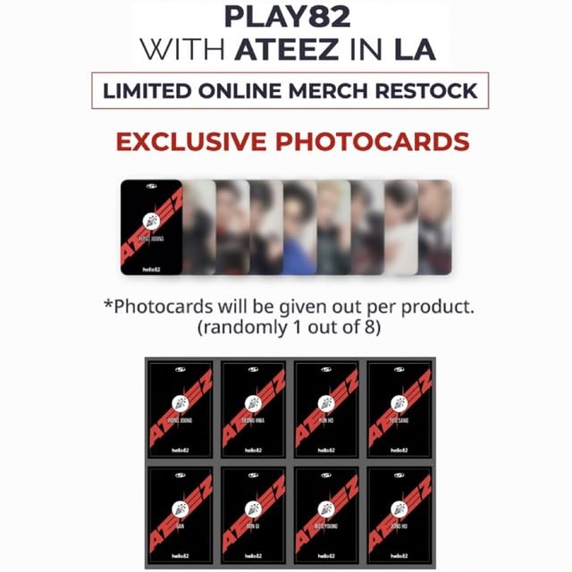 Amazon.co.jp: ATEEZ ウヨン hello82 popup トレカ 限定特典 : おもちゃ