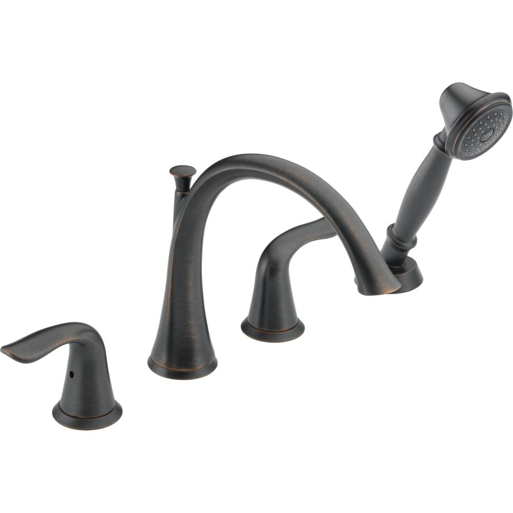 Delta Faucet T4738-RB Lahara Roman Tub with Handshower Trim