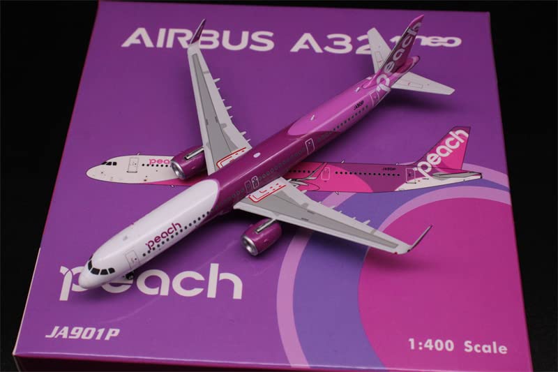 Amazon | Phoenix 1/400 完成品 Peach For Airbus A321neo JA901P