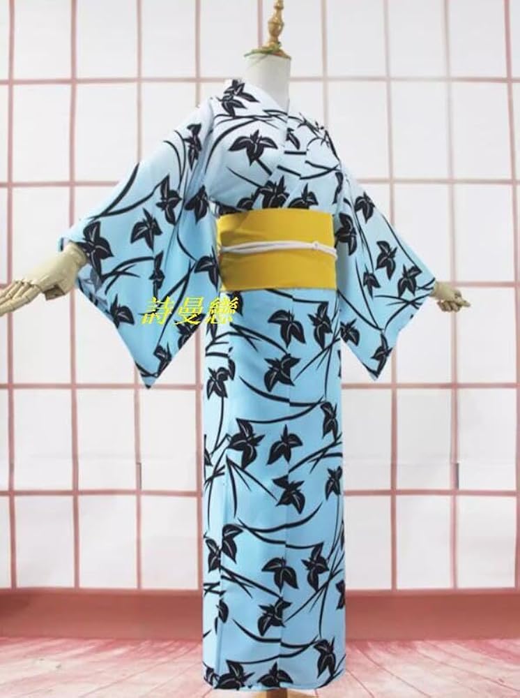 Amazon.co.jp: [SYJGKDHT] コスプレ衣装 猗窩座 あかざ風 恋雪 着物