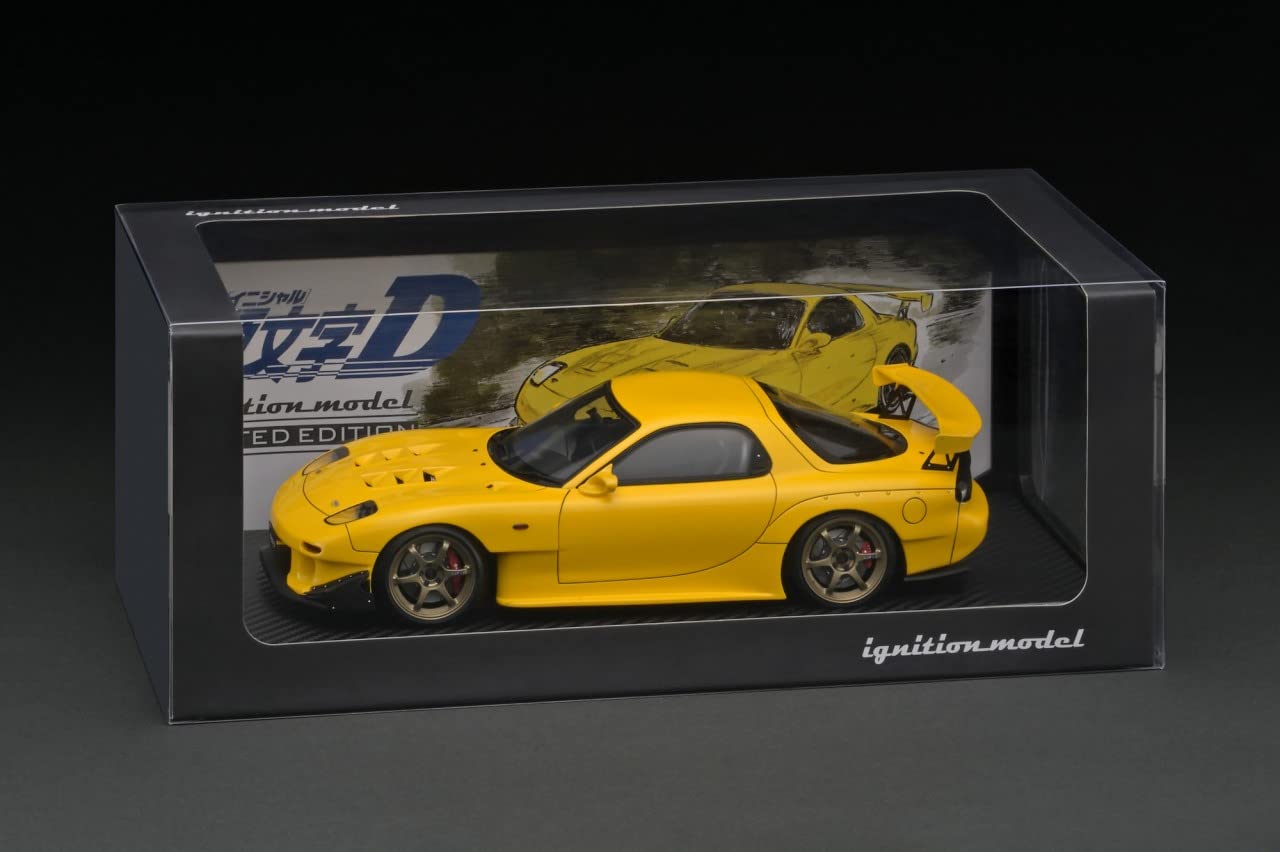 Amazon | ignition model 1/18 INITIAL D マツダ RX-7 (FD3S) Yellow
