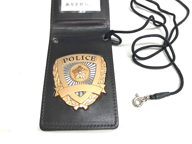 Amazon.co.jp: 警察手帳（レプリカ）モノホンリアル型+新警察手帳紐
