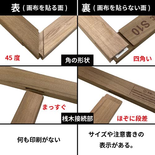 Amazon | 世界堂 キャンバス木枠 F15 | キャンバス・キャンバス用品 通販