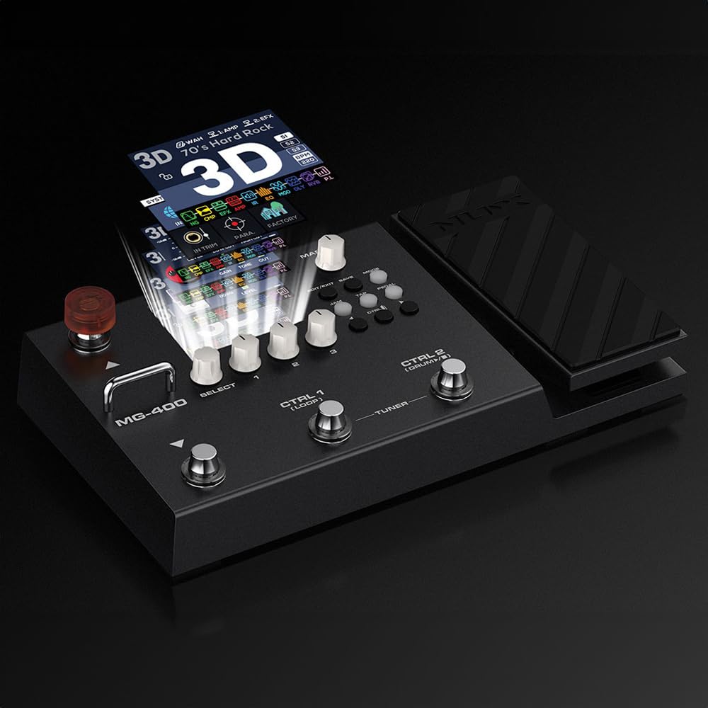 Amazon.co.jp: NUX ニューエックス MG-400 マルチエフェクター 国内
