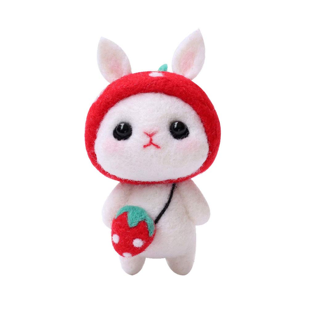 Amazon.co.jp: 羊毛フェルトキット 初心者 ウサギ かわいい フェルト