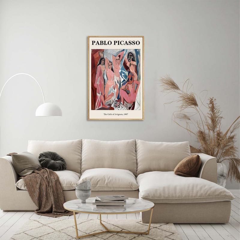 Amazon｜ポスター パブロ・ピカソ 絵画 『アヴィニョンの娘たち