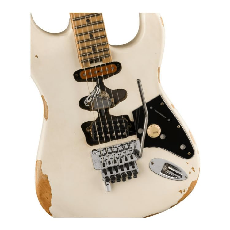 Amazon | EVH/Frankenstein Relic Series Maple Fingerboard White