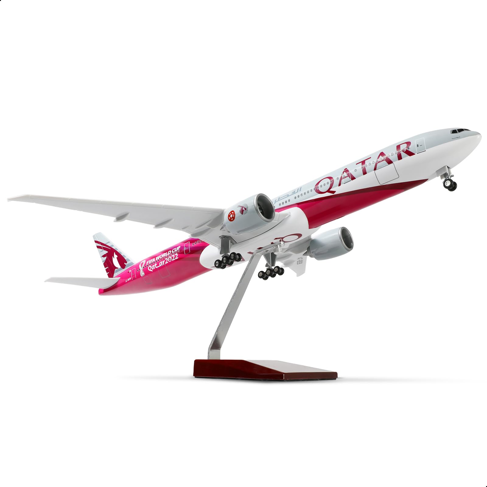 Amazon.co.jp: QIYUMOKE 1/150 ボーイング777-300ER カタール航空 18.5