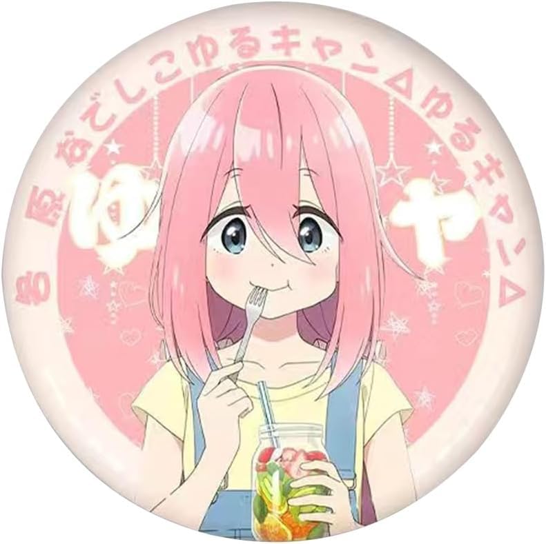 Amazon.co.jp: ゆるキャン△ バッジ 缶バッジ 志摩リン 各務原なでしこ