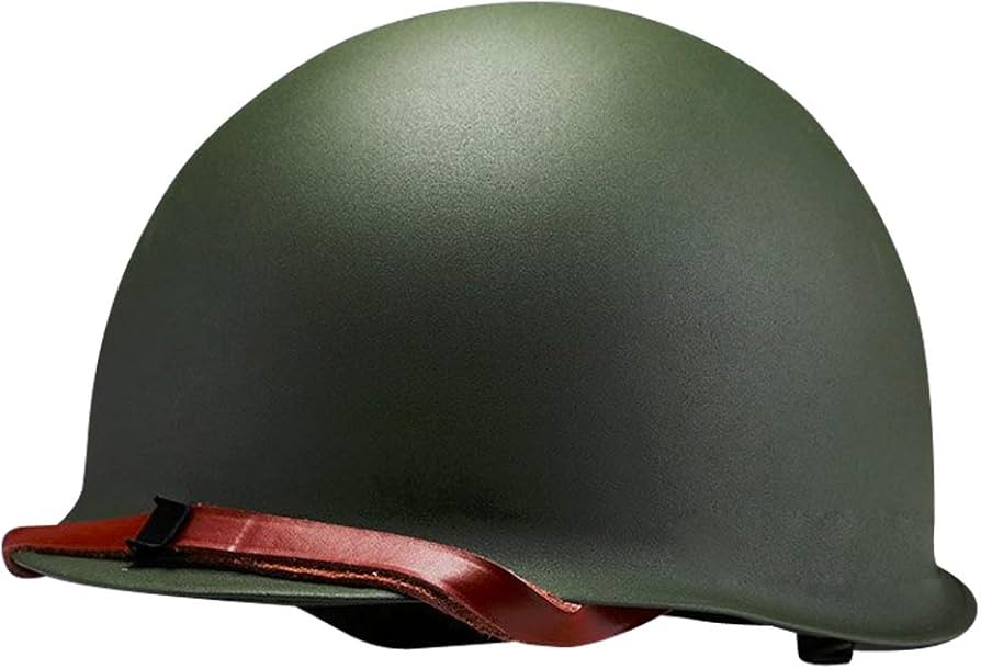Amazon | 第二次世界大戦 米軍 M1 ヘルメット 鉄兜 鉄帽 鉄制 スチール