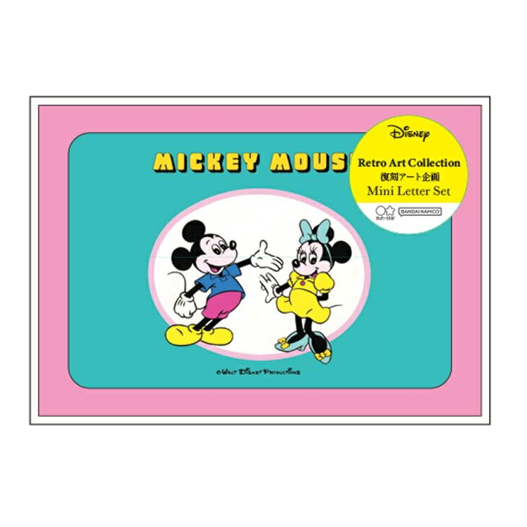 Amazon.co.jp: ミッキーマウス[手紙セット]ミニレターセット/レトロ