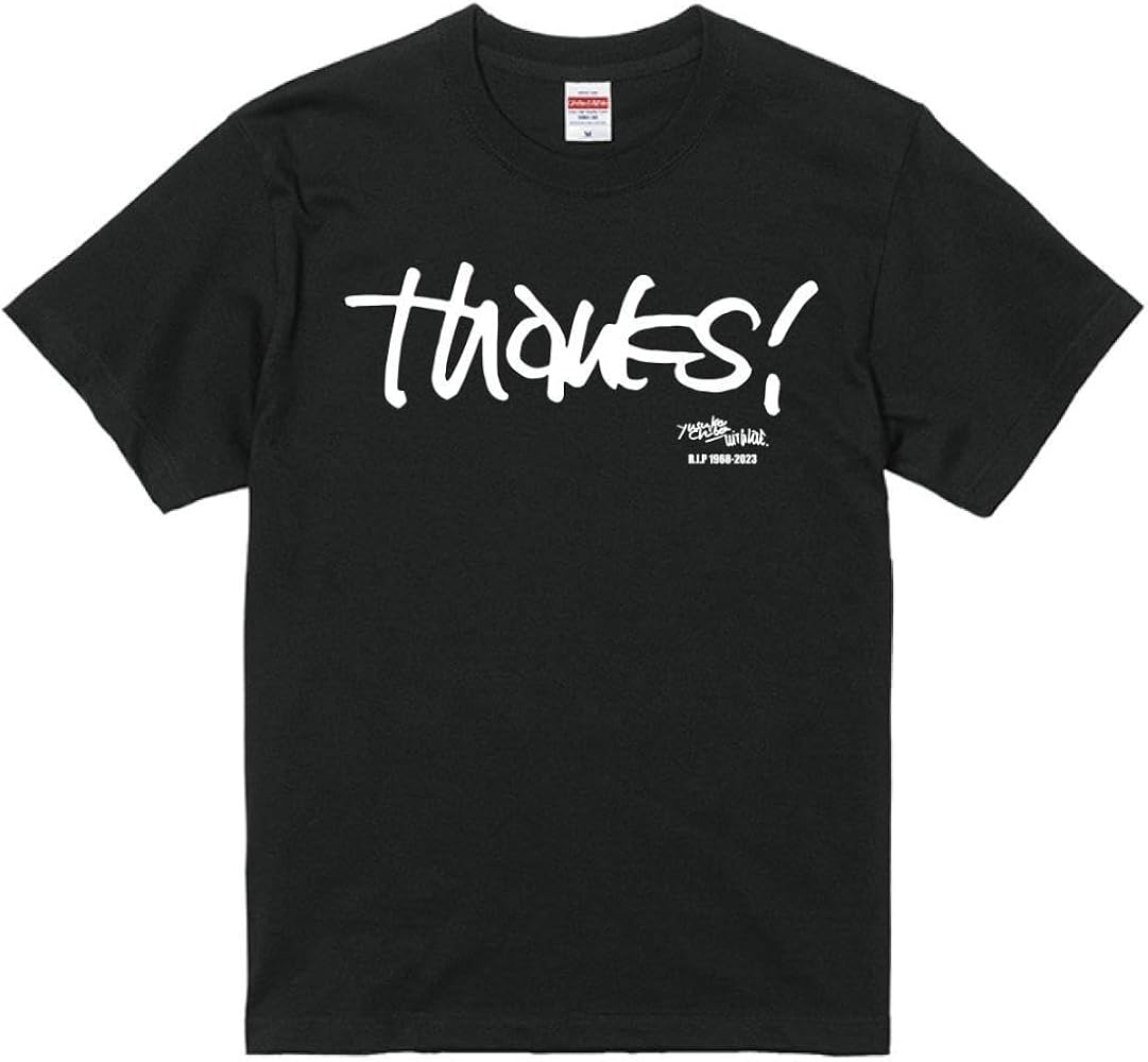 Amazon.co.jp: thanks! Tシャツ(BLACK) チバユウスケ the birthday