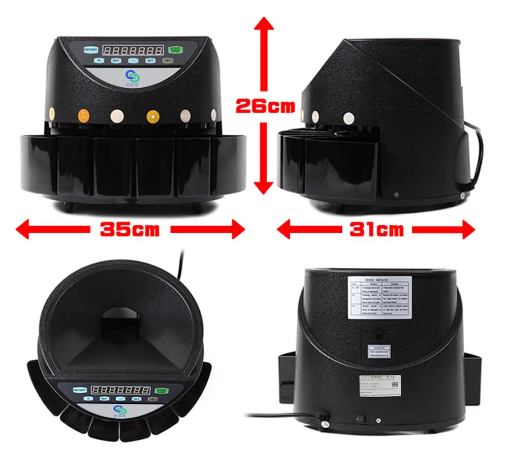 Amazon.co.jp: 硬貨機 コインソーター 硬貨カウンター 硬貨計数機