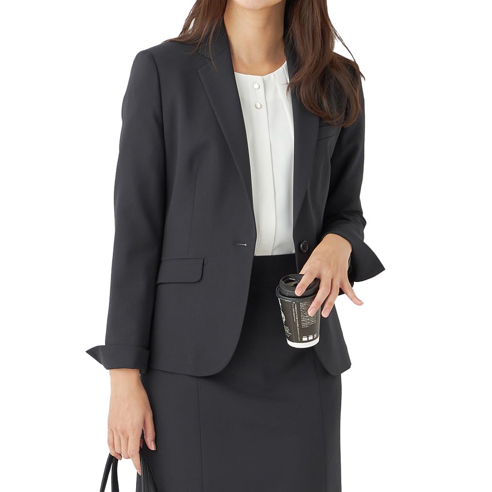 Amazon | 24AWaS紺無地1BJK_9245663紺SS | パンツスーツ 通販