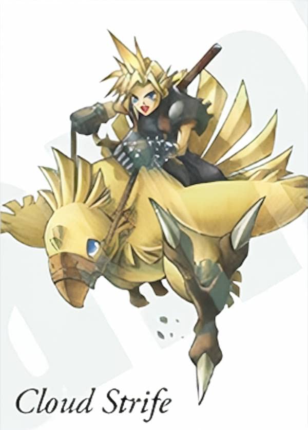 Amazon.co.jp: 【1-091 クラウド＆チョコボ (ノーマルカード) 】 FF 7