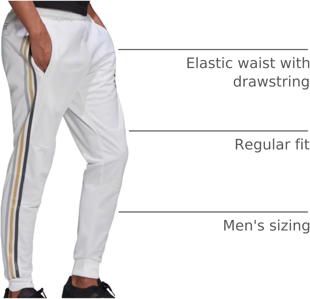 Amazon.com: adidas Chile 20 Men's Track Pants, White Small