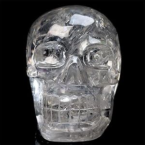 Amazon | 入手困難 極上品質 超透明 水晶 ドクロ クリスタルスカル 虹
