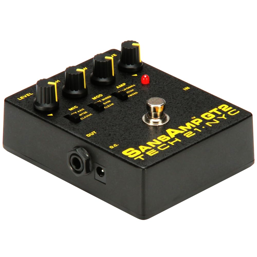 Amazon.com: Tech 21 SansAmp GT2 Tube Amp Emulator Pedal Bundle w