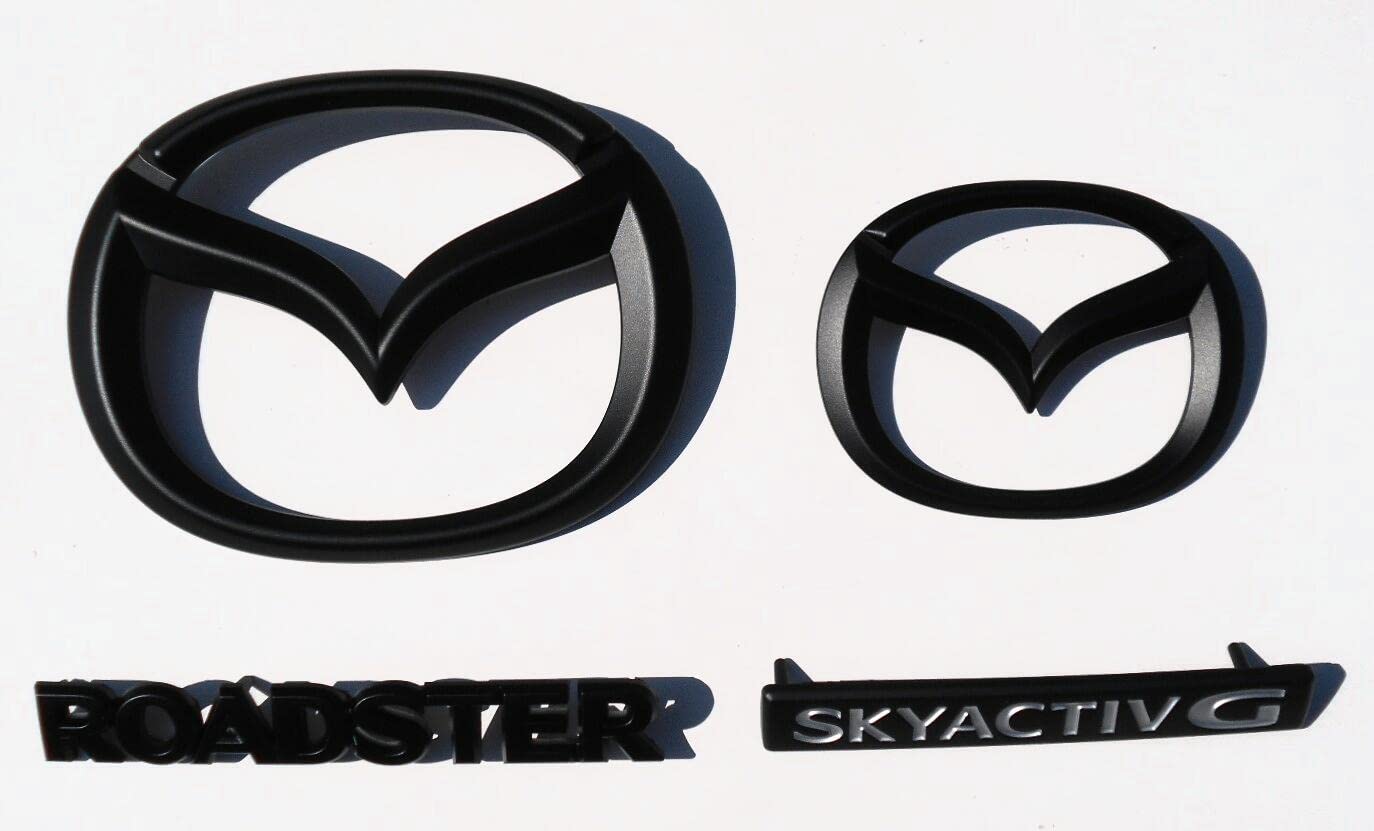 Amazon | マットブラック ロードスター(ND5/Newモデル) エンブレム 4点