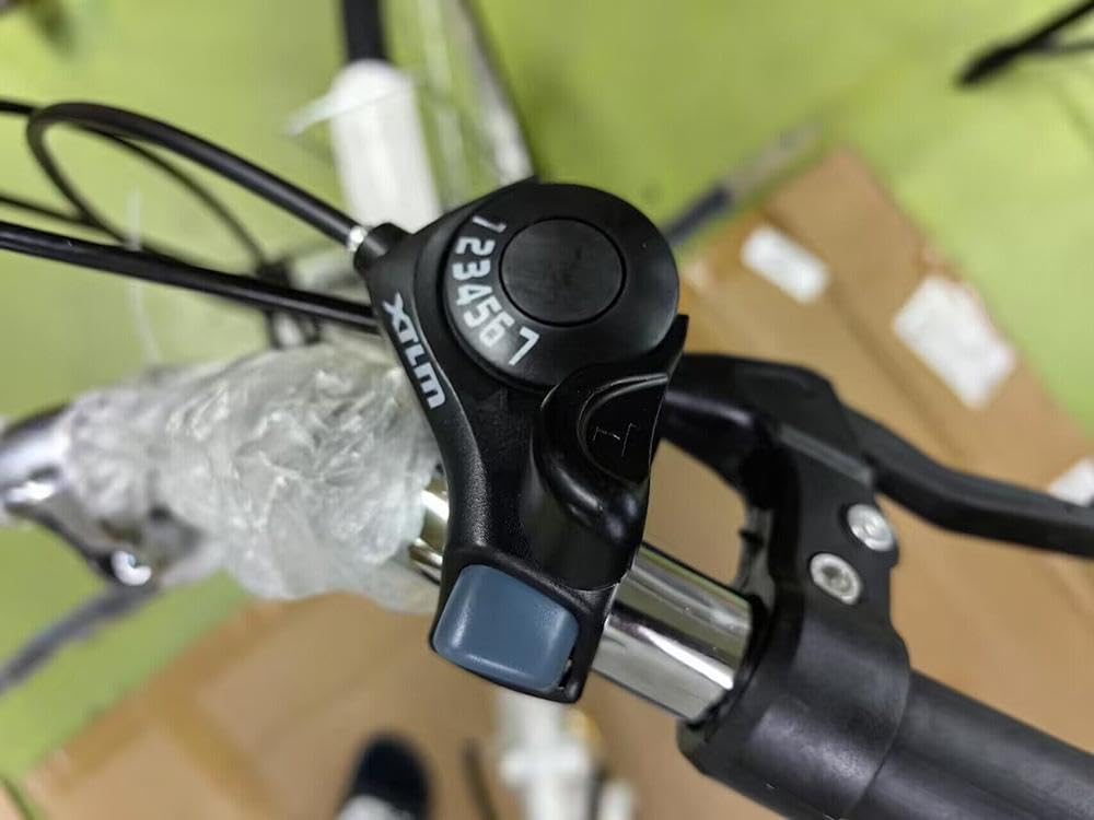 Amazon | ママチャリ 折りたたみ自転車 26インチ6段変速ミニベロ カゴ