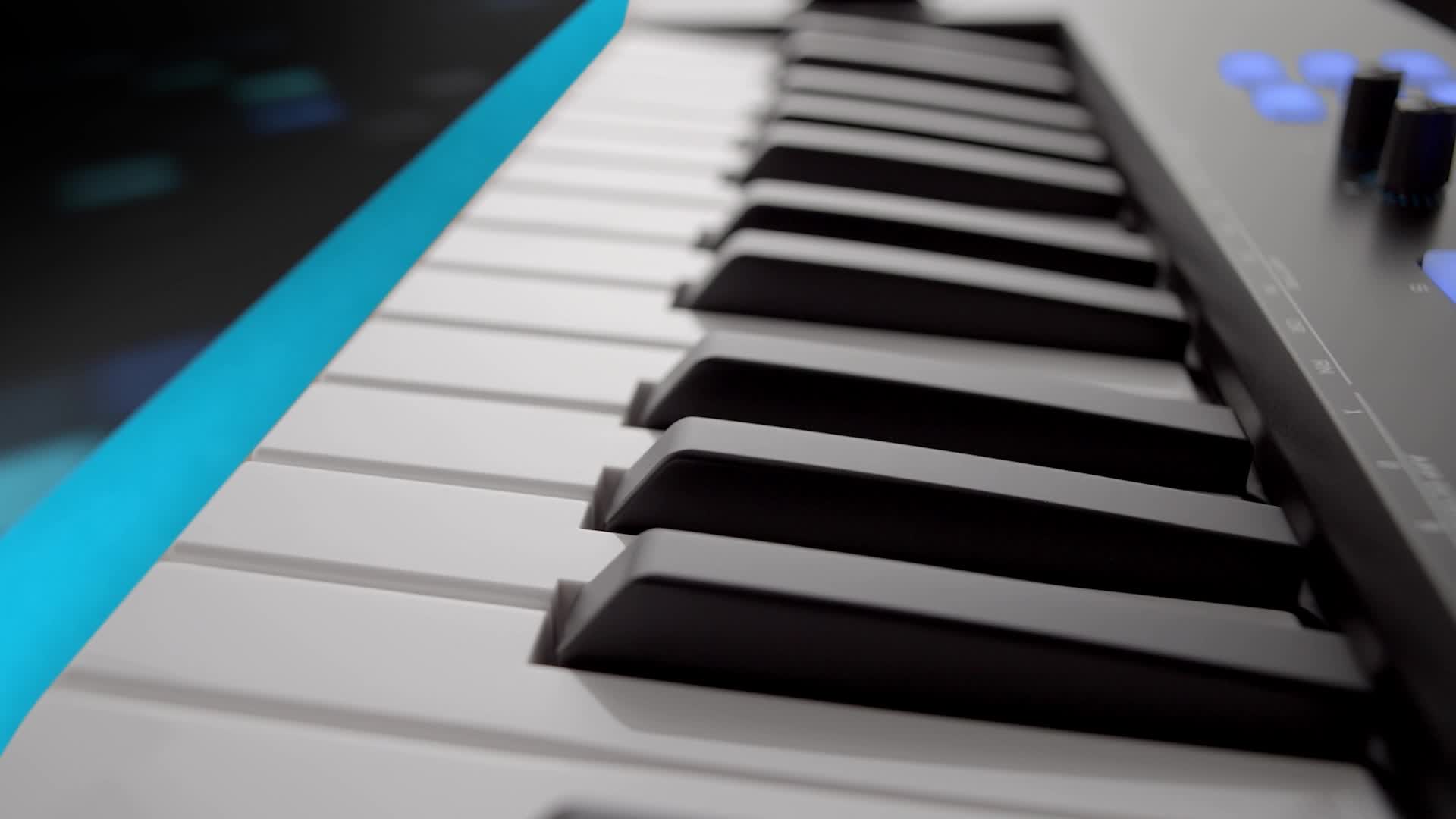 Amazon | Alesis USB MIDIキーボードコントローラー 49鍵ベロシティ