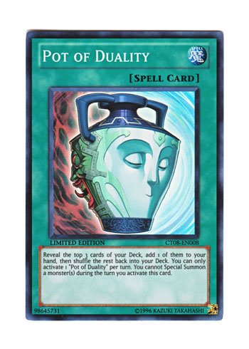 Amazon.co.jp: 遊戯王 英語版 CT08-EN008 Pot of Duality 強欲で謙虚な