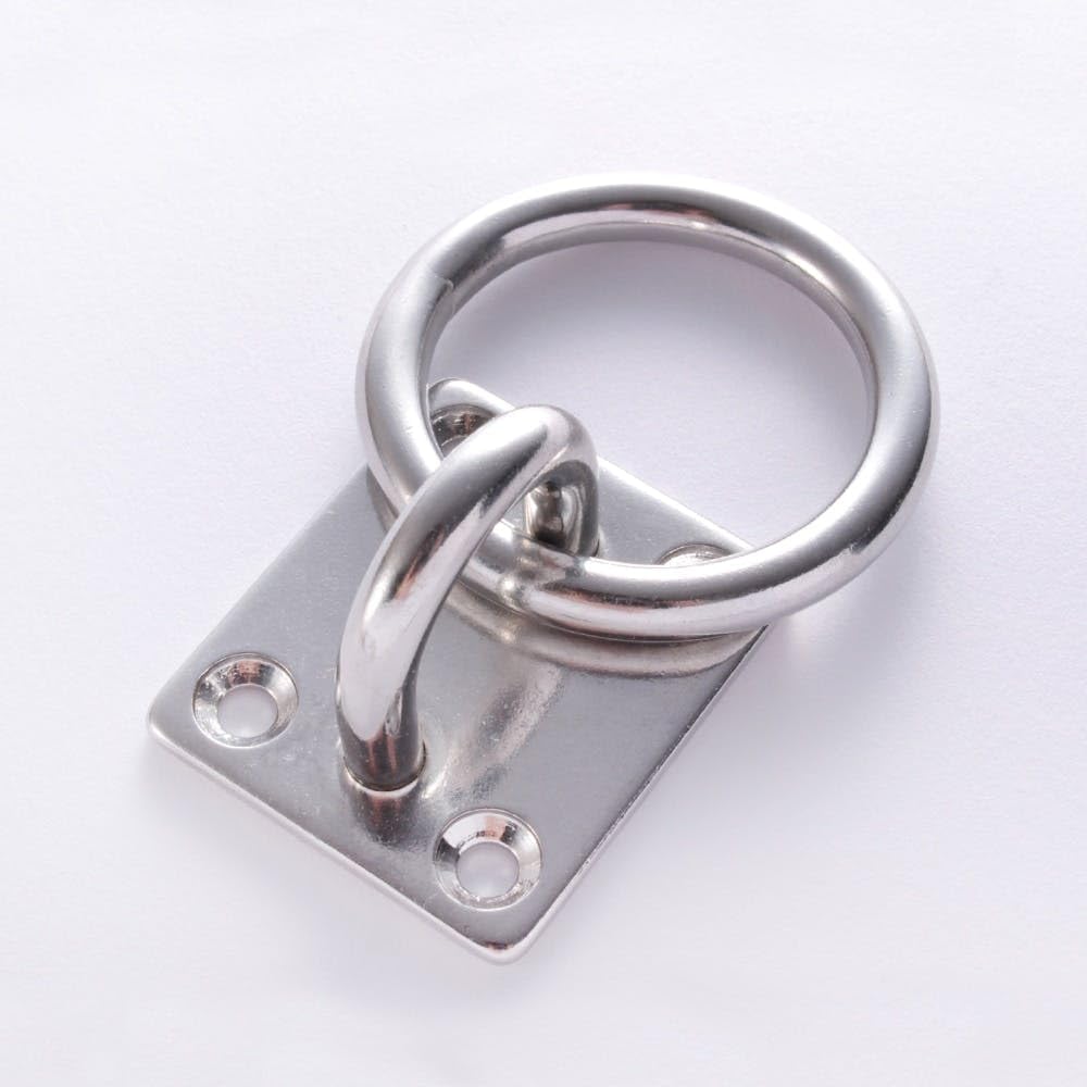 Amazon | カインズ(CAINZ) リングプレート 6mm×40mm ステンレス 金具