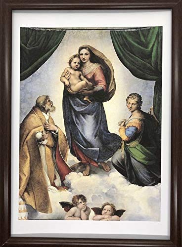 Amazon.co.jp: ラファエロ サンティ システィーナの聖母 A4 ポスター