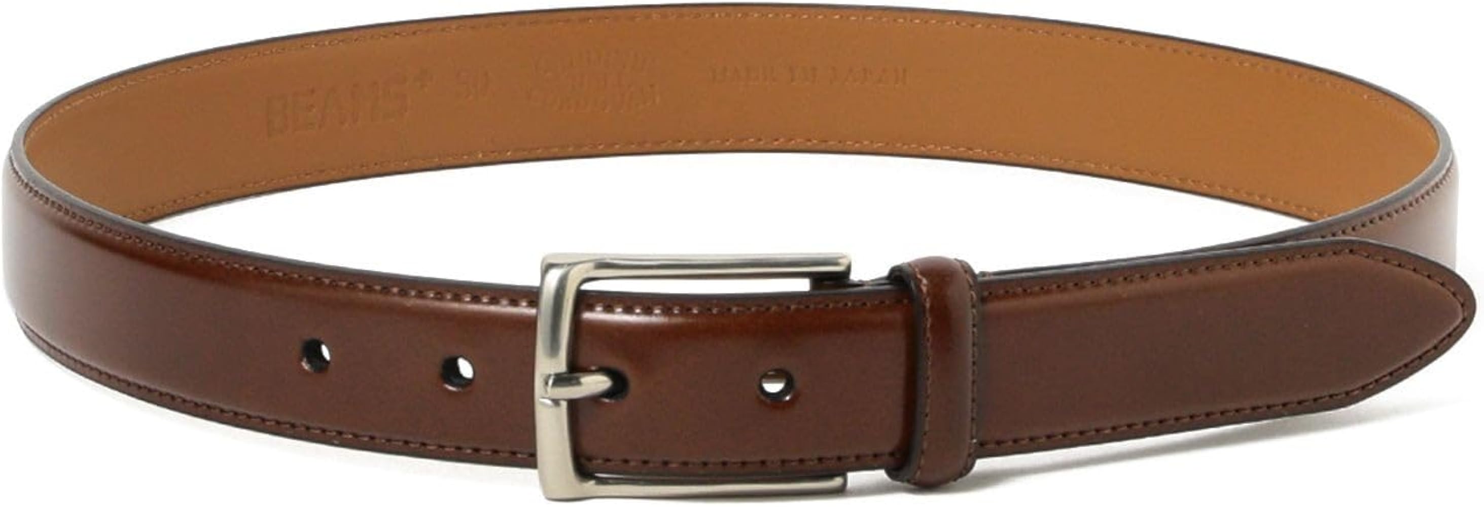 Amazon | [ビームスプラス] レザーベルト Cordovan Belt メンズ D