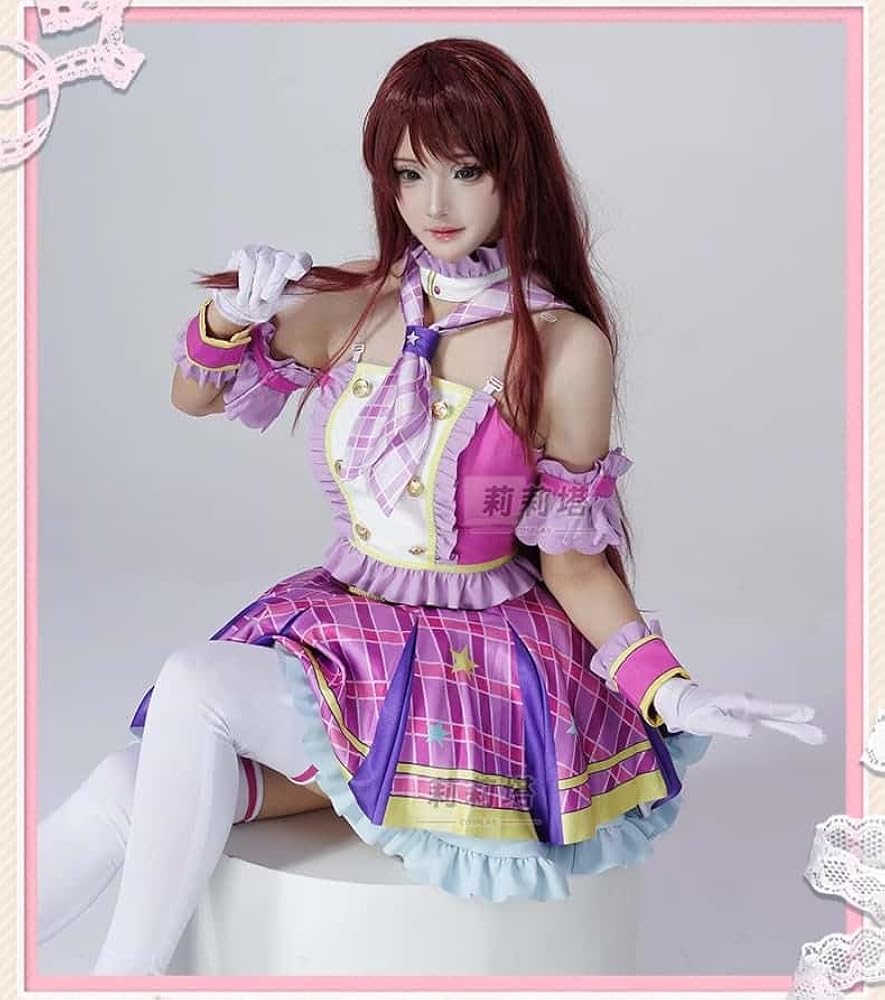 Amazon.co.jp: [QMIQMI] アイカツ！シリーズ 紫吹 蘭 コスプレ衣装