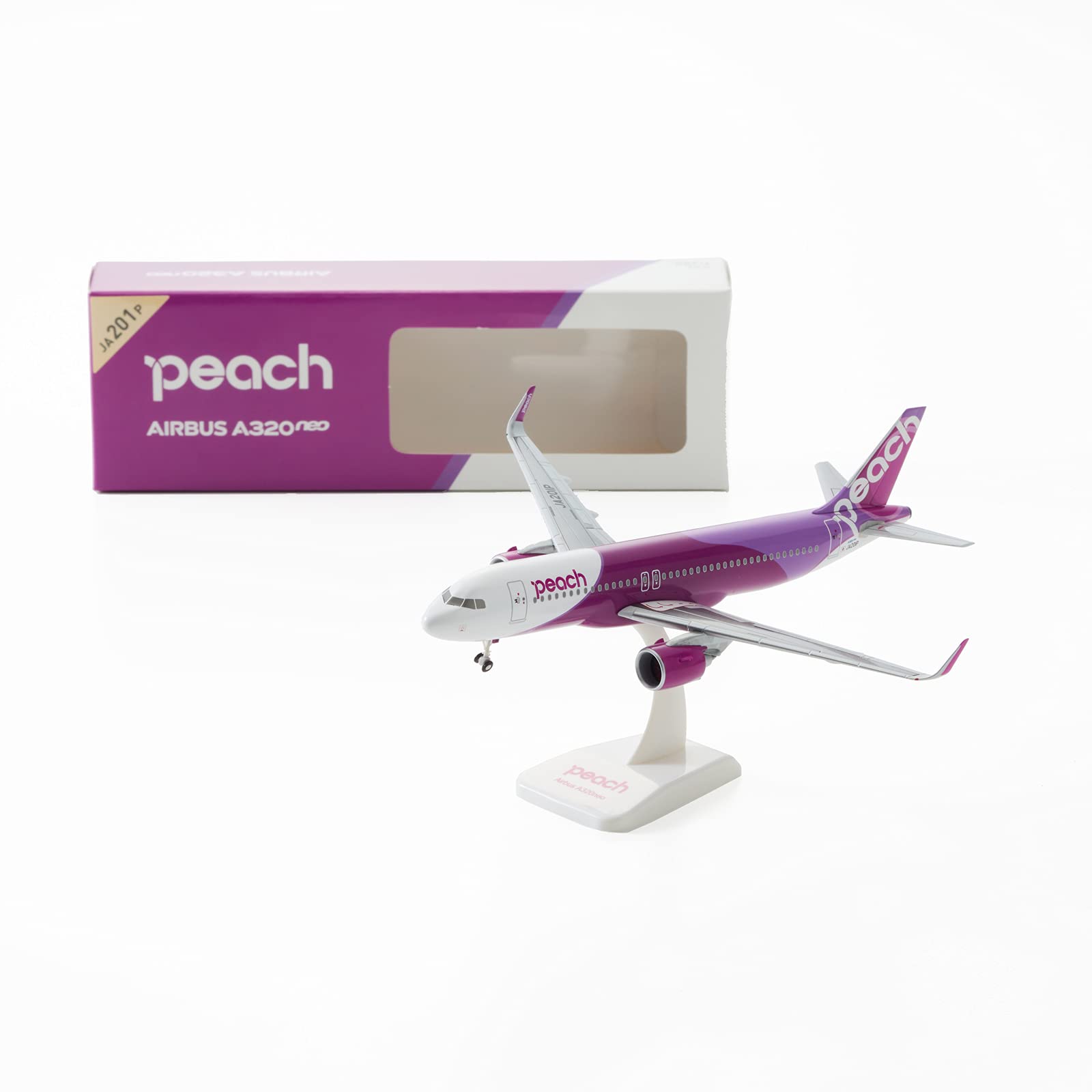 Amazon | Peachオリジナル A320neo JA201P 飛行機模型 プレーン
