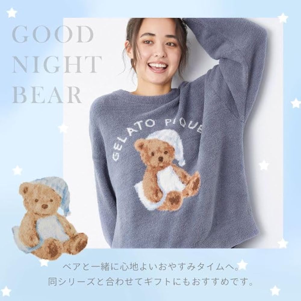 Amazon | ジェラートピケ gelato pique レディース GOOD NIGHT BEAR